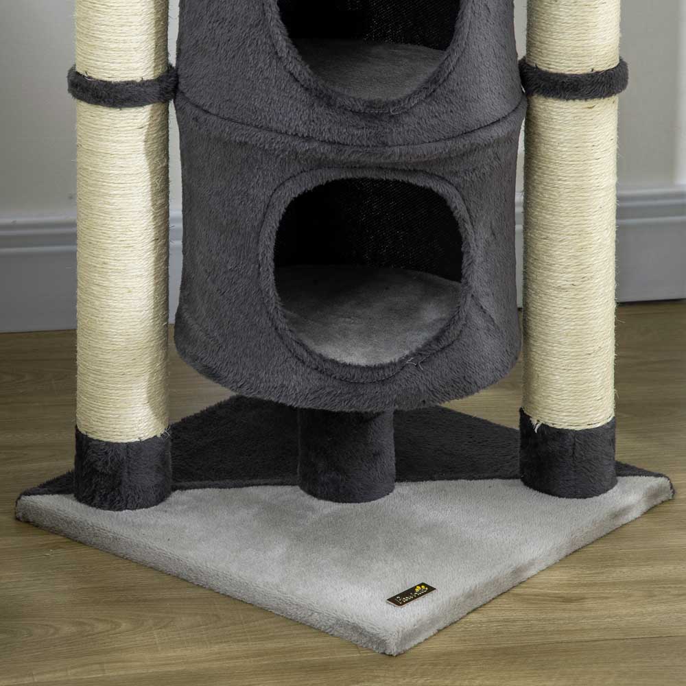 PawHut Cat Tree for Indoor Cats with Scratching Posts Wilko