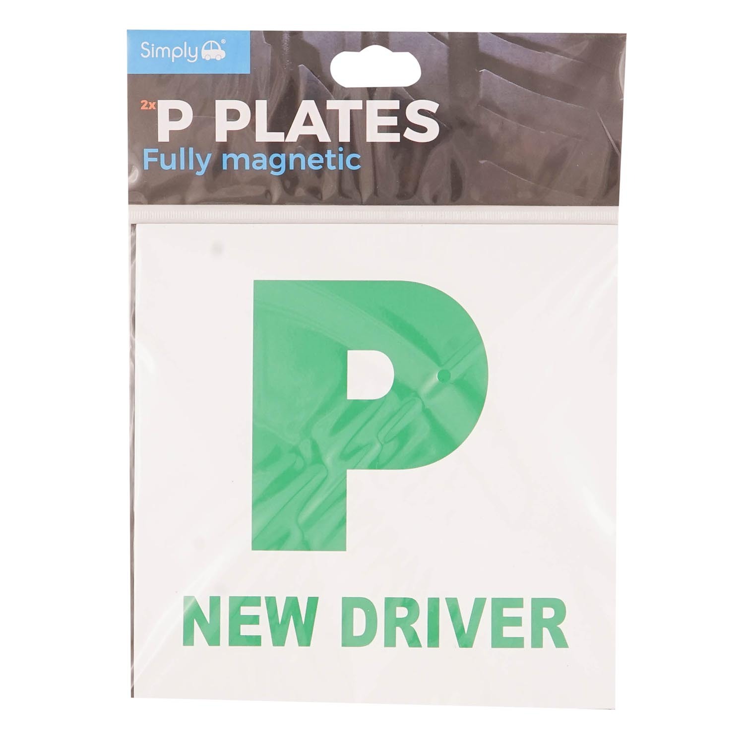 Simply Auto Fully Magnetic P Plates 2 Pack Image 1