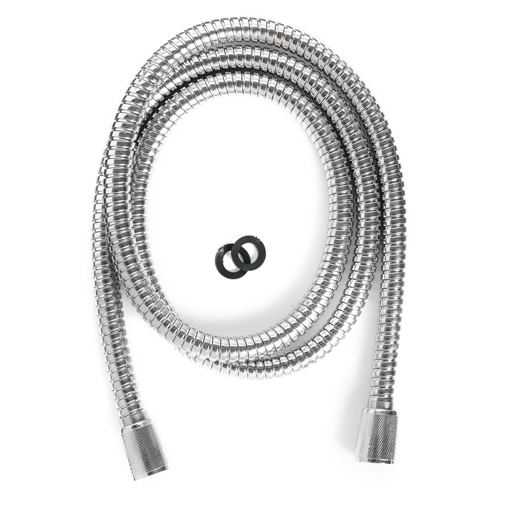 Wilko 150cm Stainless Steel Shower Hose Wilko