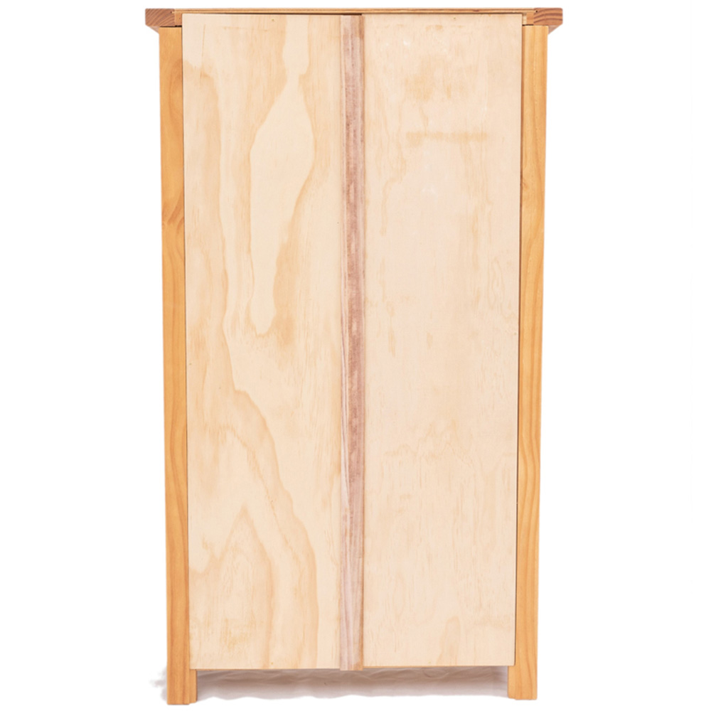 Lugo 4 Shelf Waxed Bookcase Image 5