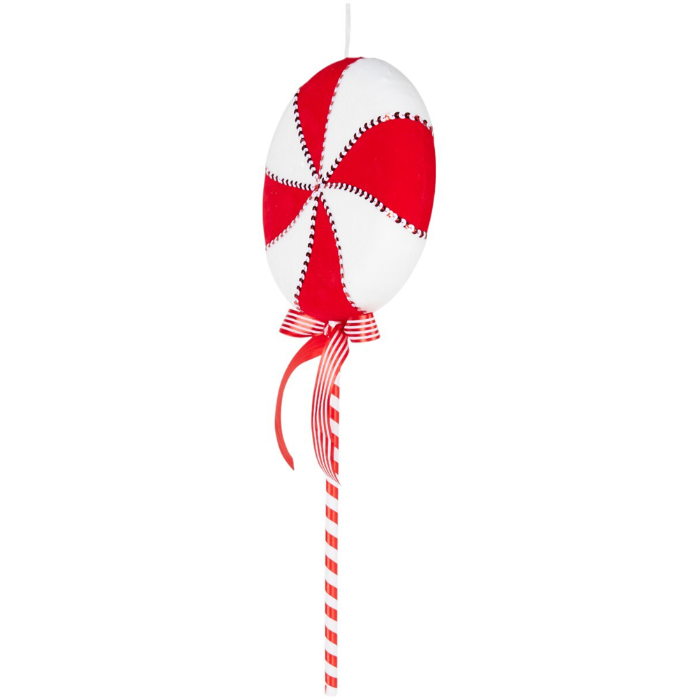 Large Candy Cane Lollipop Ornament Image 2