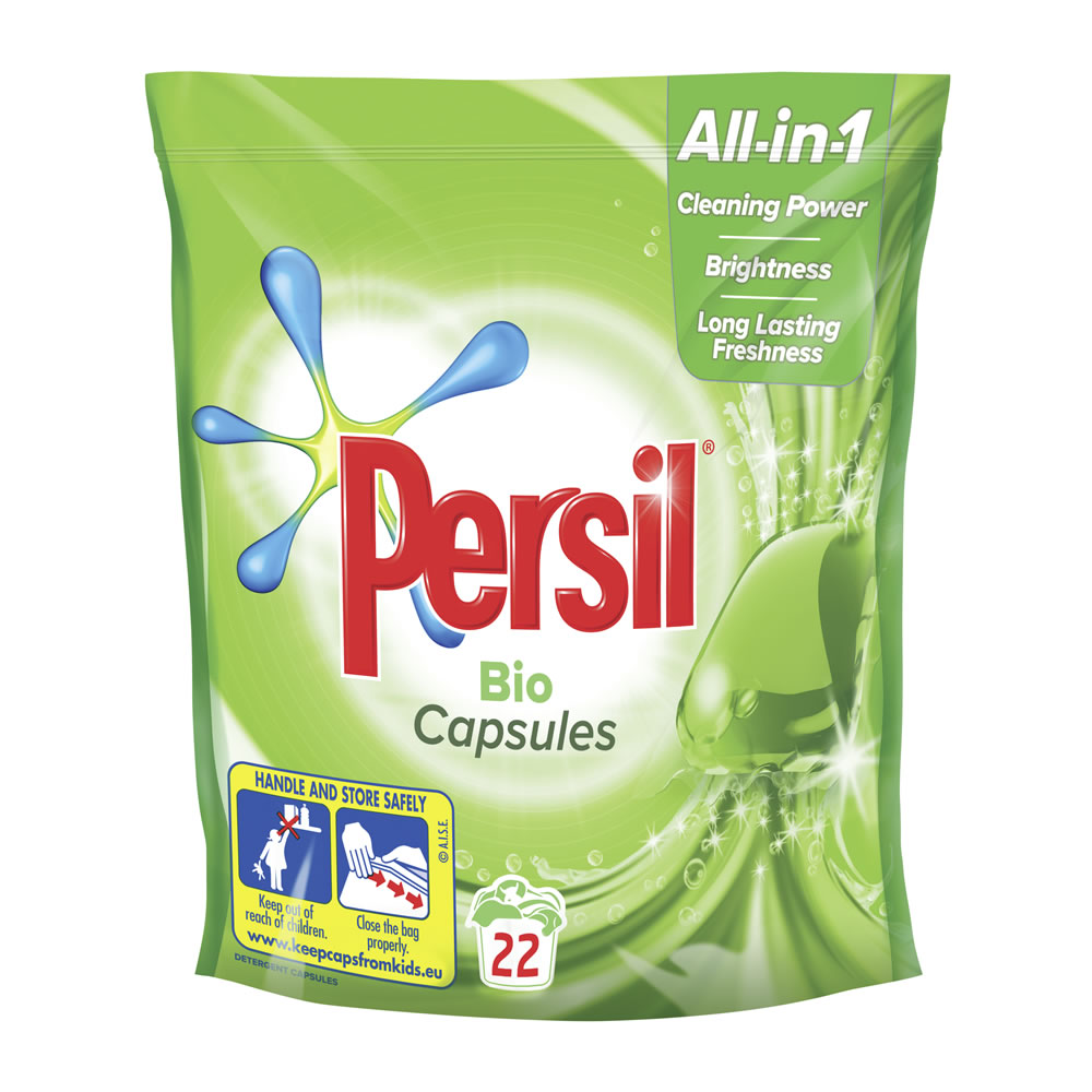 Persil Bio Capsules 22 Washes Image 1