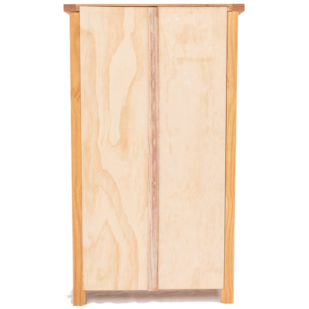 Lucca 4 Shelf Waxed Bookcase Image 5