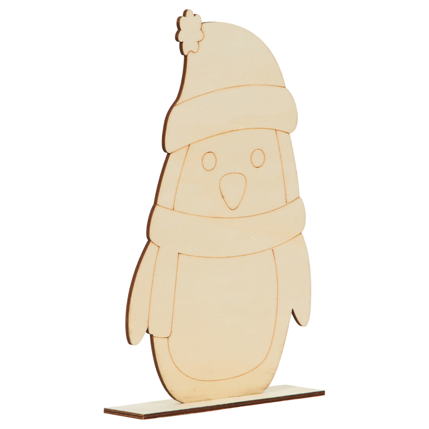 Wooden Xmas Characters - Brown Image 8