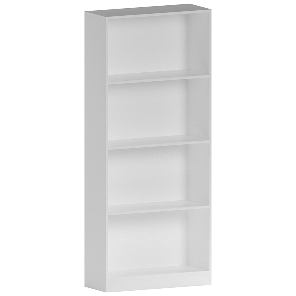 Vida Designs Cambridge 4 Shelf White Large Bookcase  Image 2