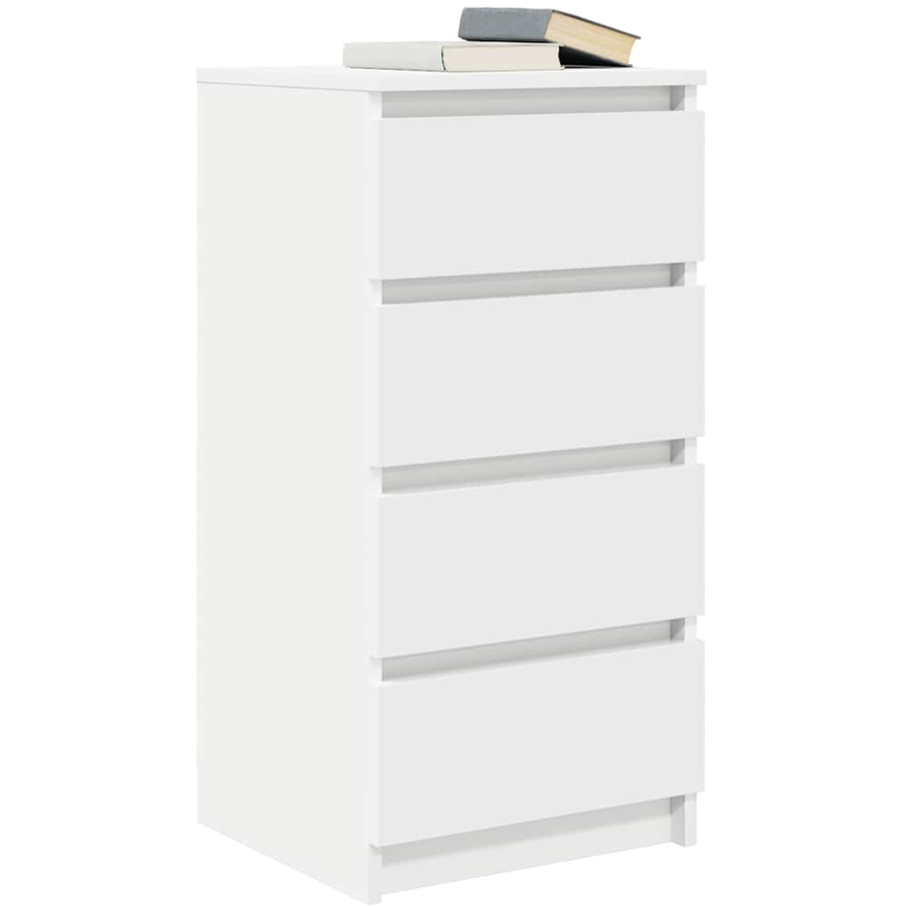 vidaXL 4 Drawer White Sideboard Image 4