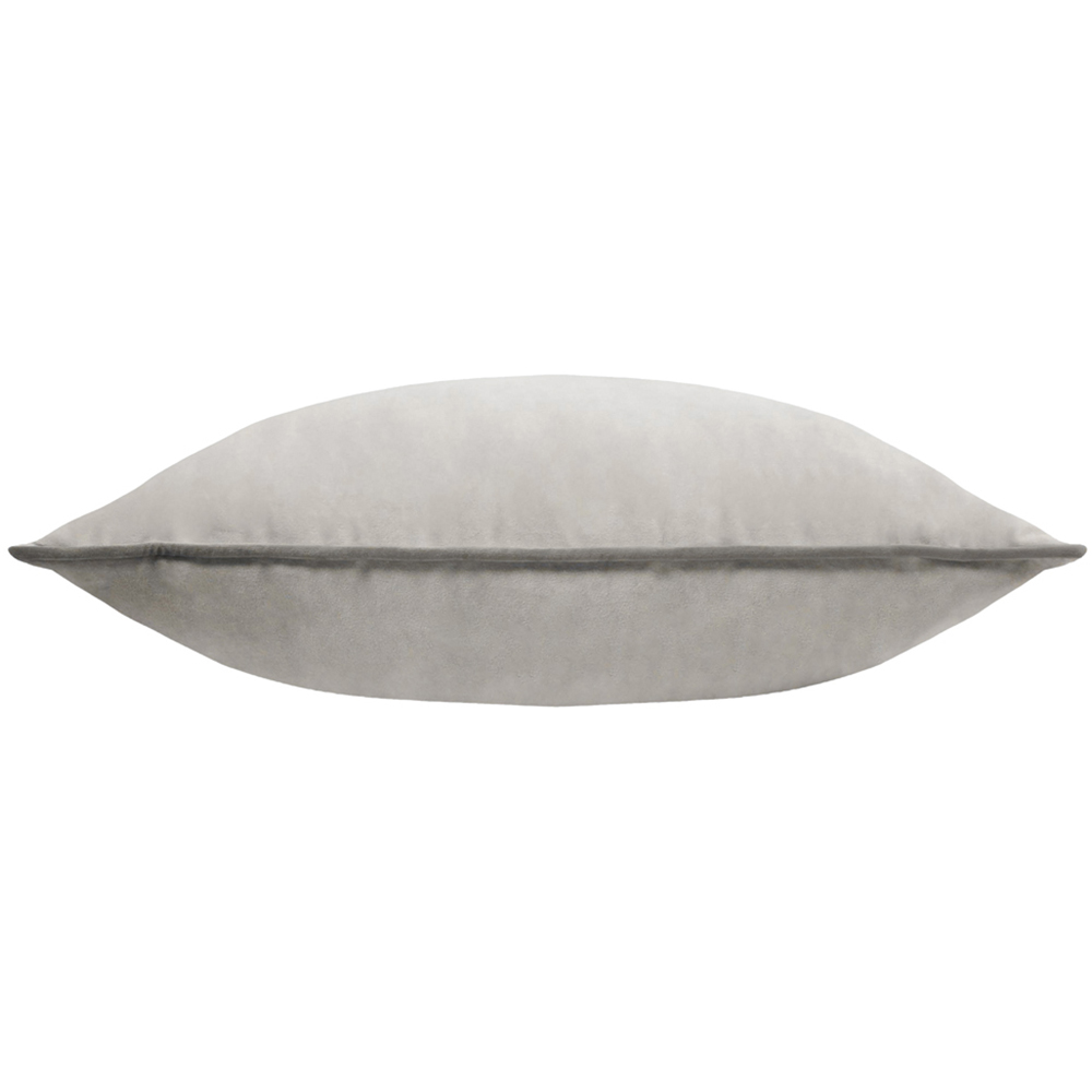 Paoletti Meridian Dove Charcoal Velvet Cushion Image 2