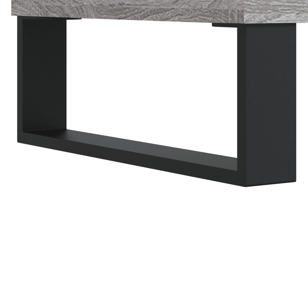 vidaXL 4 Shelf Grey Sonoma TV Cabinet Image 7