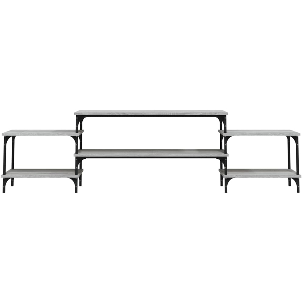 vidaXL 5 Shelf Grey Sonoma TV Cabinet Image 4