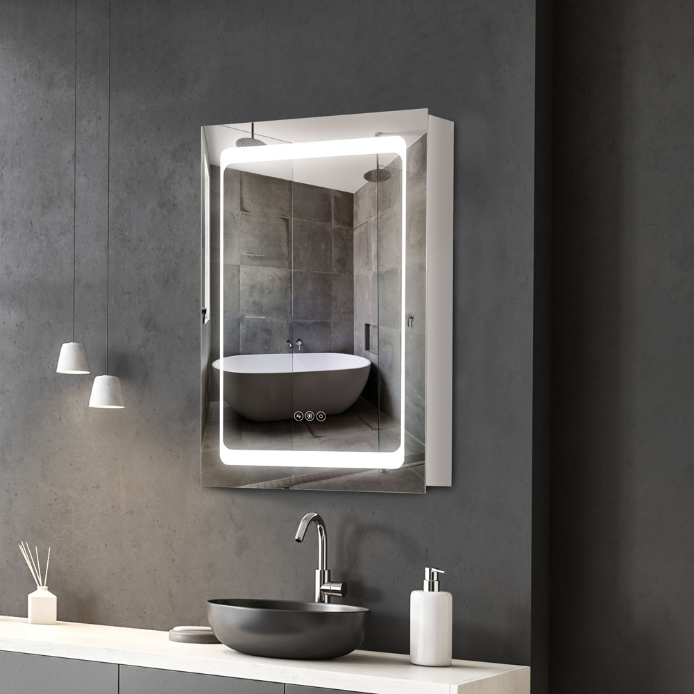 Kleankin LED Illuminated Bathroom Mirror Image 2