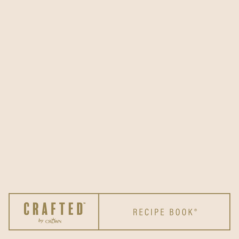 Crown Crafted Walls & Wood Recipe Book Luxurious Flat Matt Paint 2.5L Image 5