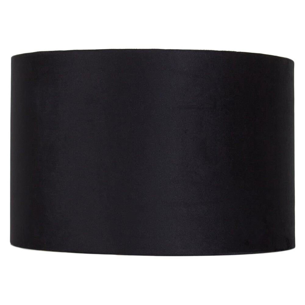 Jonas and James Black Velvet Lamp Shade Image