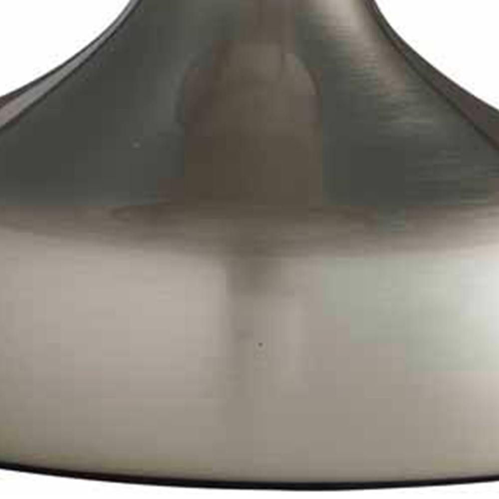 Wilko Nickel Squat Pad Table Lamp Image 4