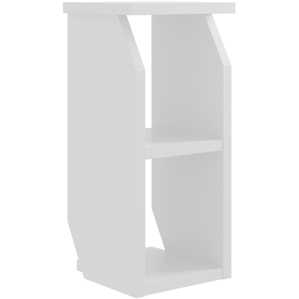 Decortie Tena 2 Shelf White Coffee Table Image 2