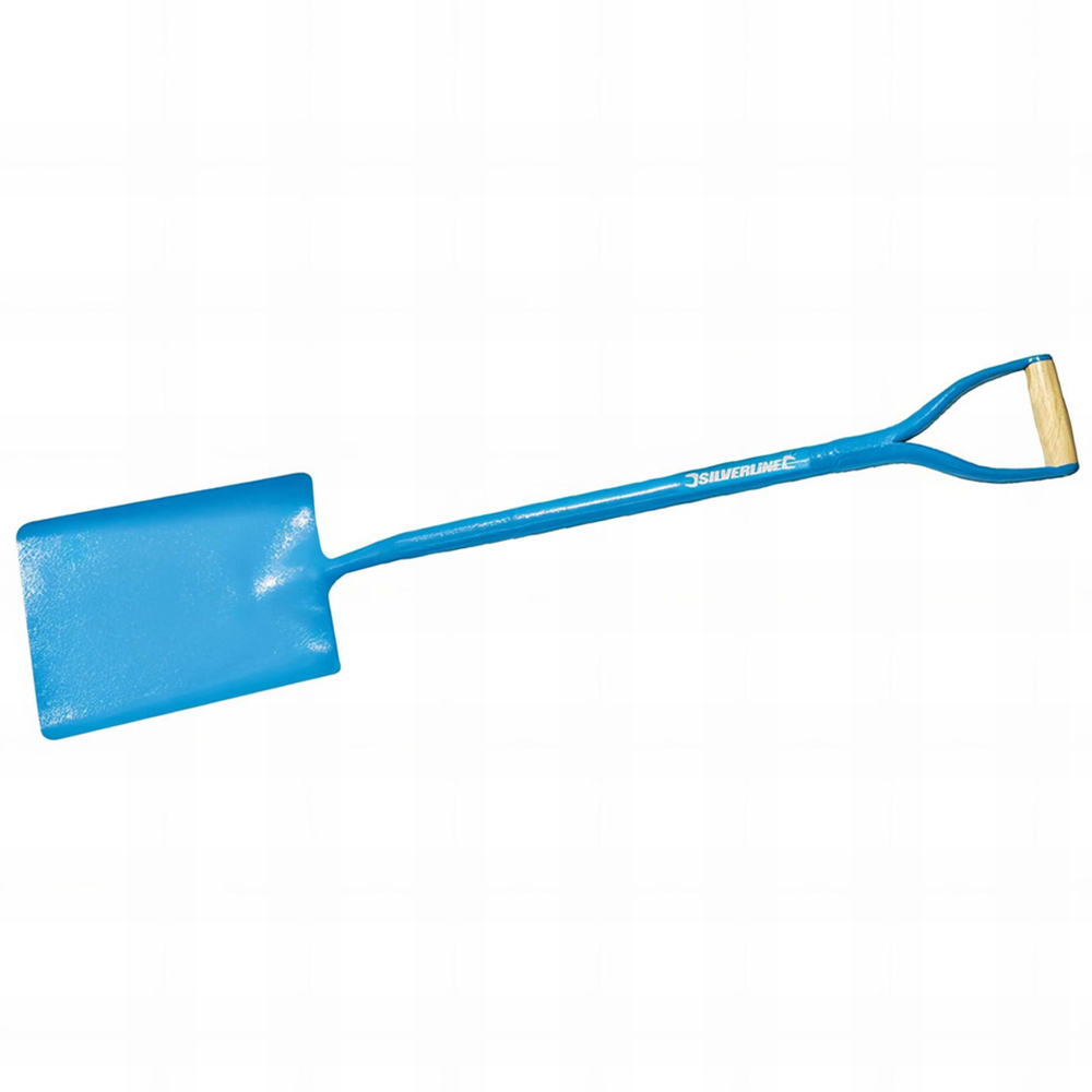 Silverline Blue Solid Forged Square Mouth Shovel Image 1