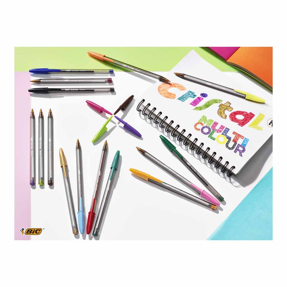 Bic Cristal Multicolour Ballpoint Pen Assorted 20 Pack Image 3