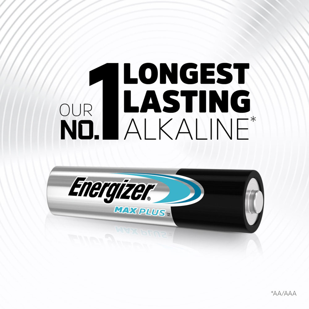 Energizer Max Plus AAA 10 Pack Alkaline Batteries Image 3