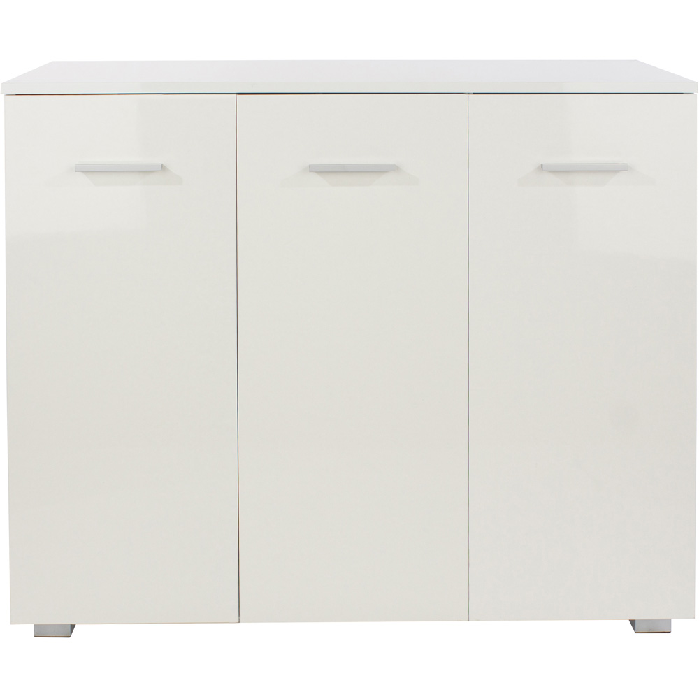 Core Products Lido 3 Doors White Sideboard Image 3