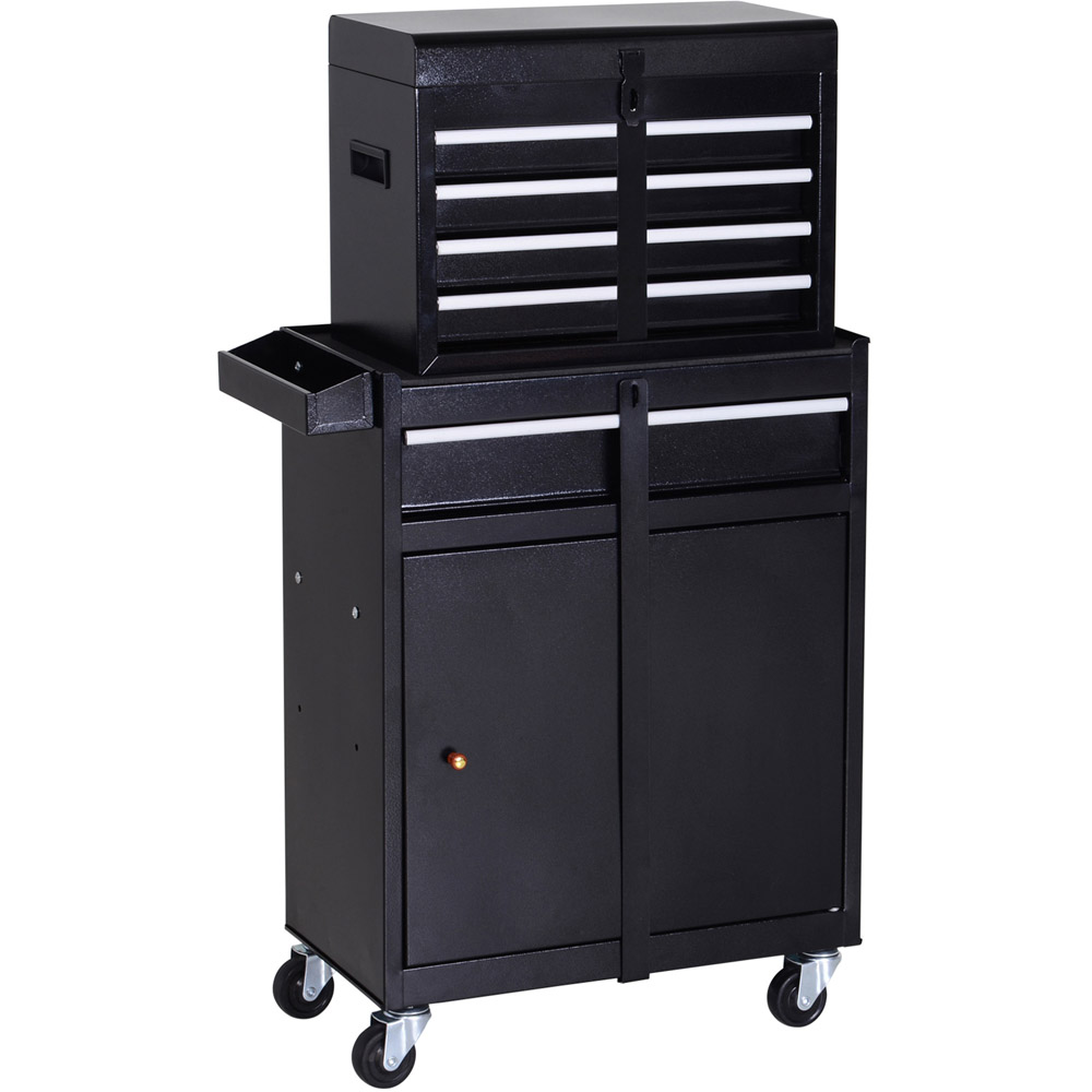 Durhand 2 in 1 Tool Chest and Cabinet Set Image 1