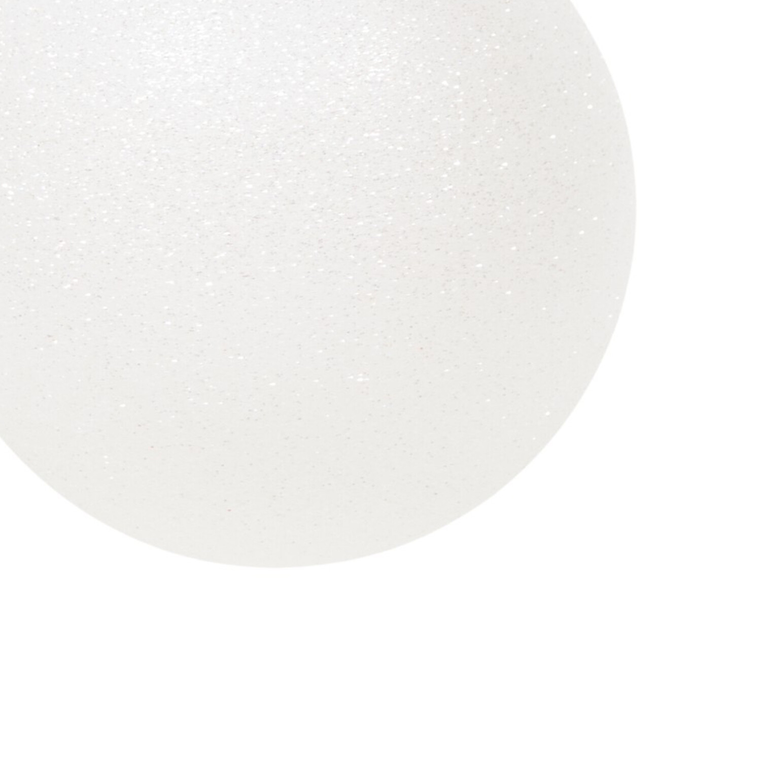Glittery Bauble White Image 2