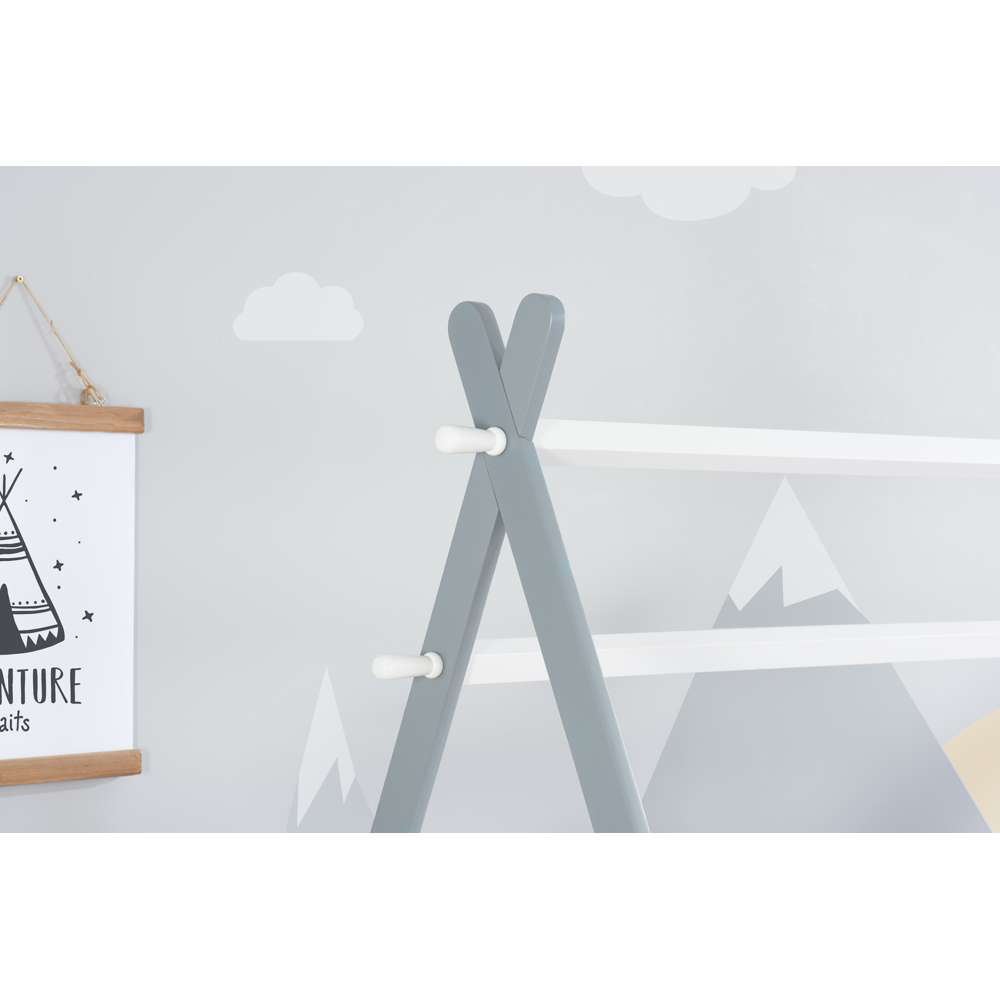 Teepee Single White Childrens Bed Frame Image 3