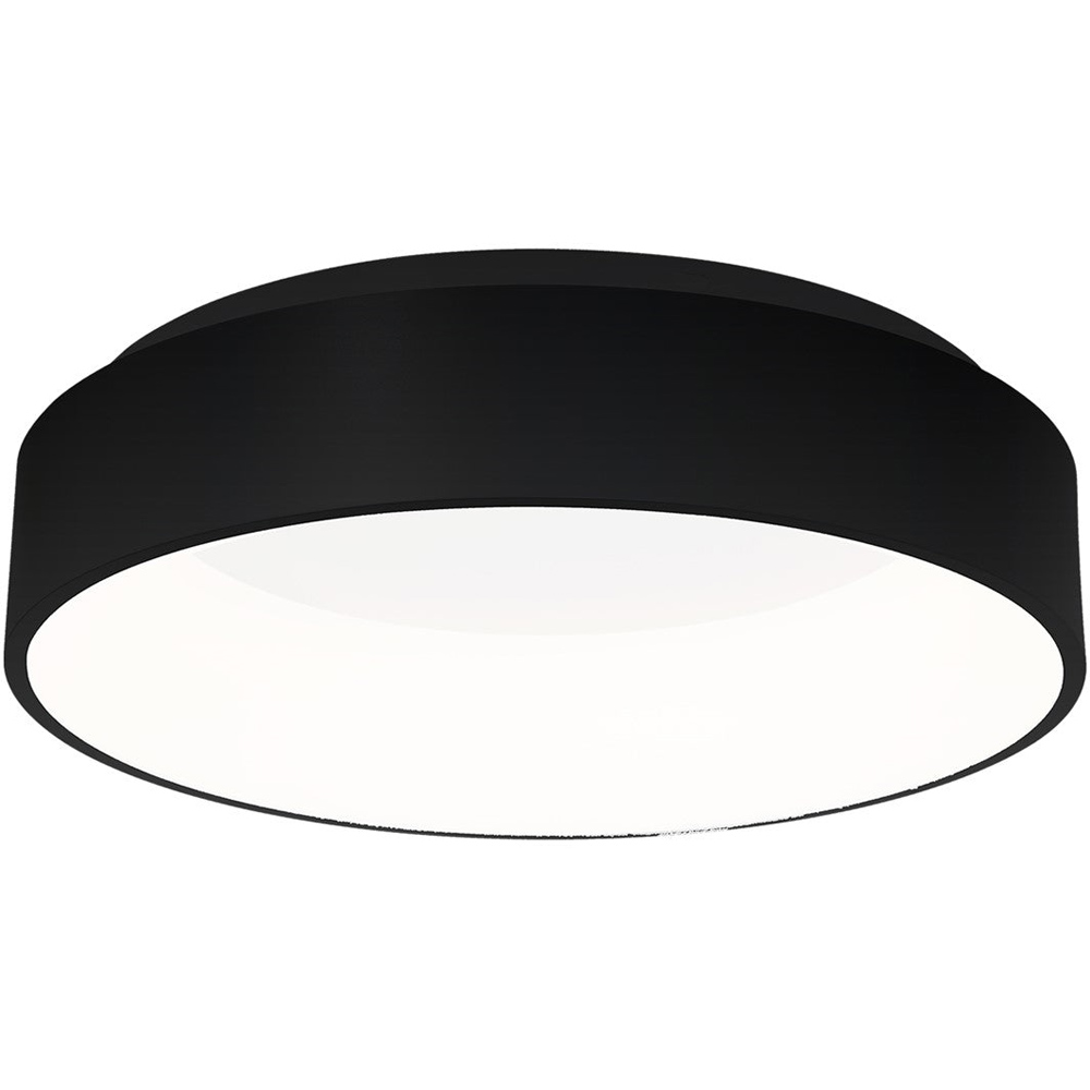 Milagro Ohio Black LED Ceiling Lamp 230V Image 1