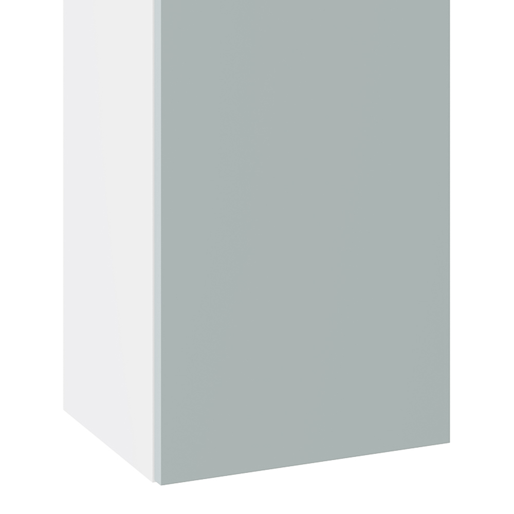 Kitchen Kit Slab Supermatt Aquamarine Wall Kitchen Cabinet Flatpack 400mm Image 3