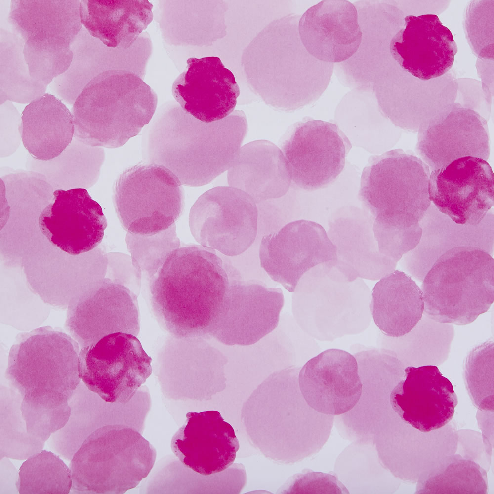 Wilko Pink Dotty Wrapping Paper Roll 2m Wilko