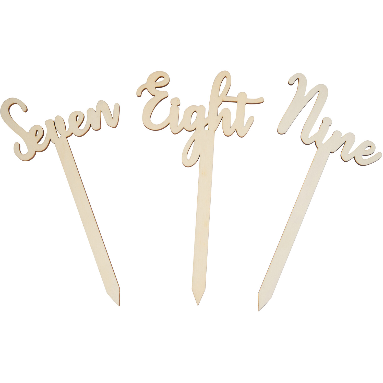 Wooden Number Picks Image 5