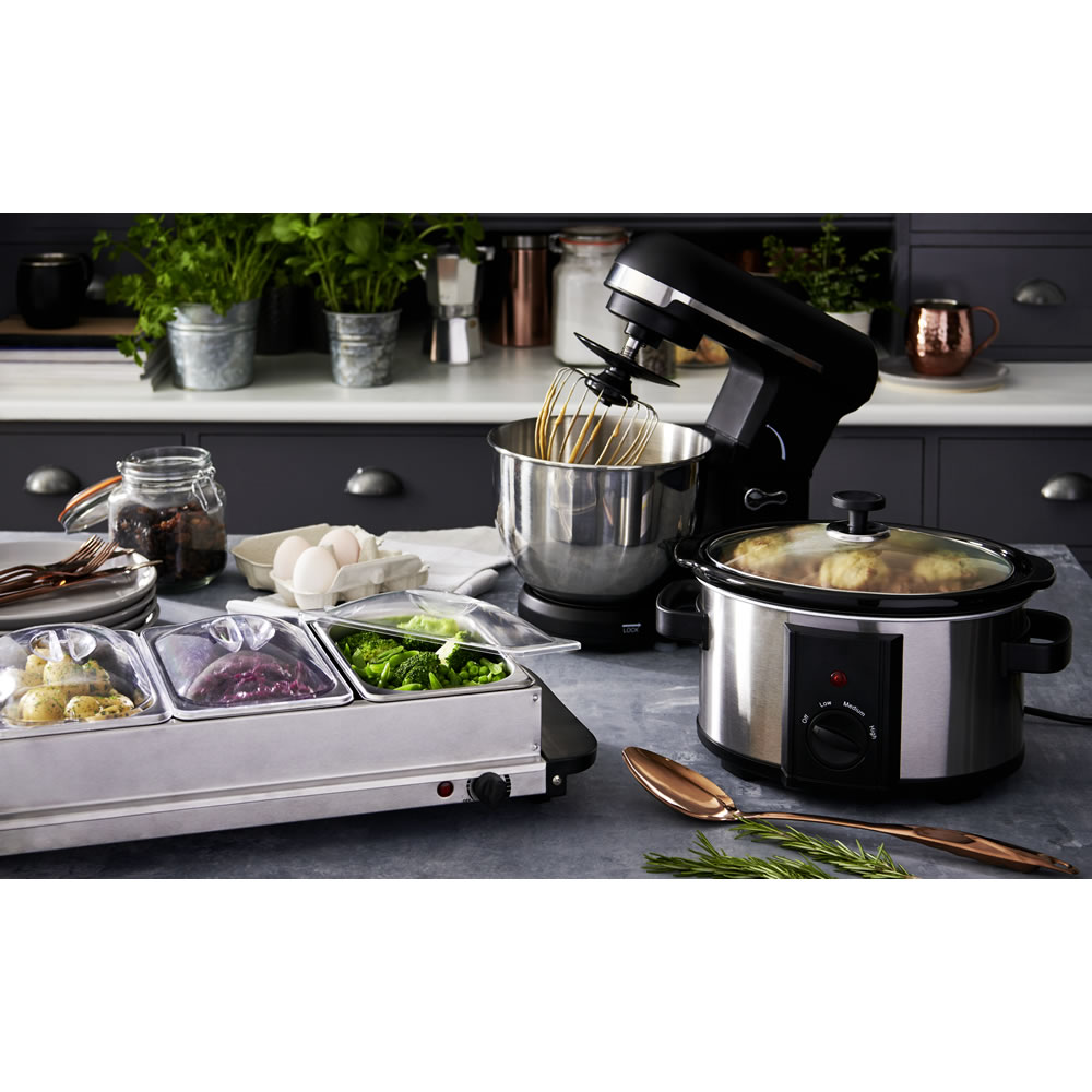 Wilko 3 Compartment Buffet Server Wilko