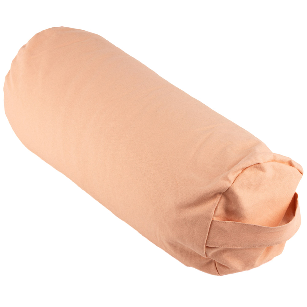 Myga Pink Yoga Buckwheat Support Bolster Pillow Image 1