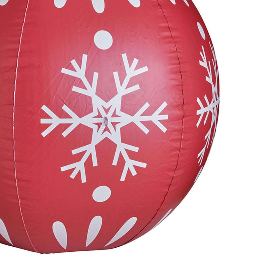 Inflatable 80cm Red Bauble Image 5