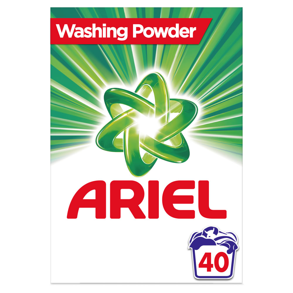 Ariel Regular Washing Powder 40 Washes Case of 4 x 2.6kg Image 2