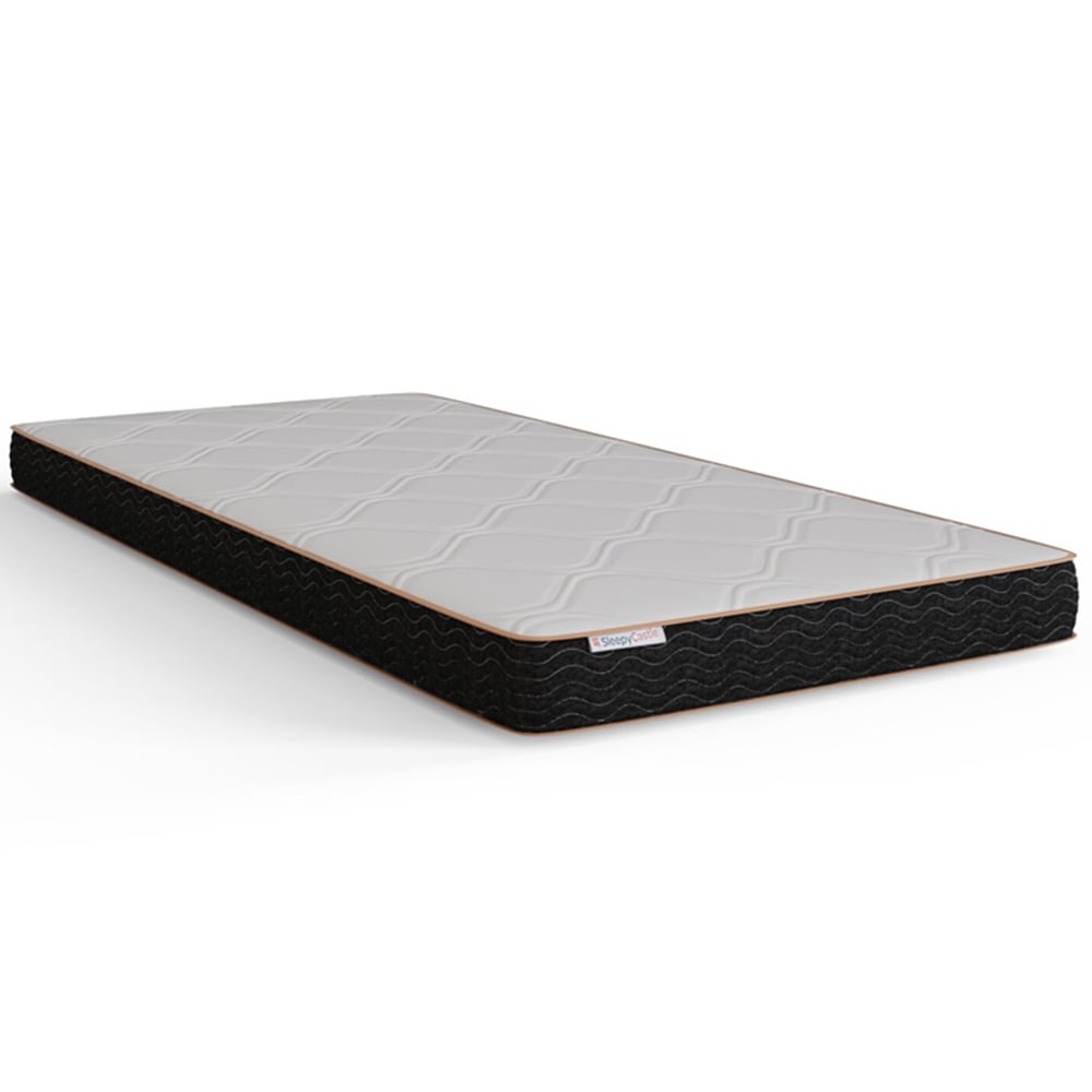 GFW Hudson Single Grey End Lift Ottoman Bed with SC Bonnell Mattress Image 3