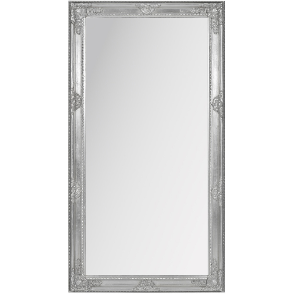 Sophia Champagne Silver Ornate Lean To Mirror 172 x 92cm Image 1