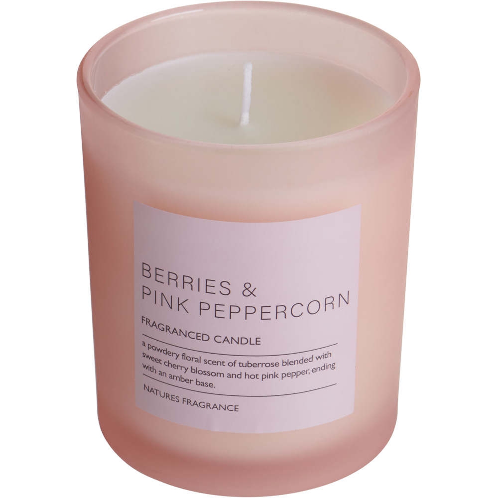 Natures Fragrance Berries and Pink Peppercorn Jar Candle Small Image 2