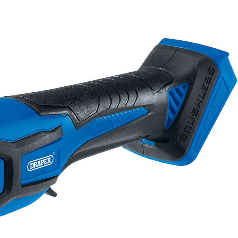 Draper D20 20V Cordless Angle Grinder 115mm Bare Unit Image 3