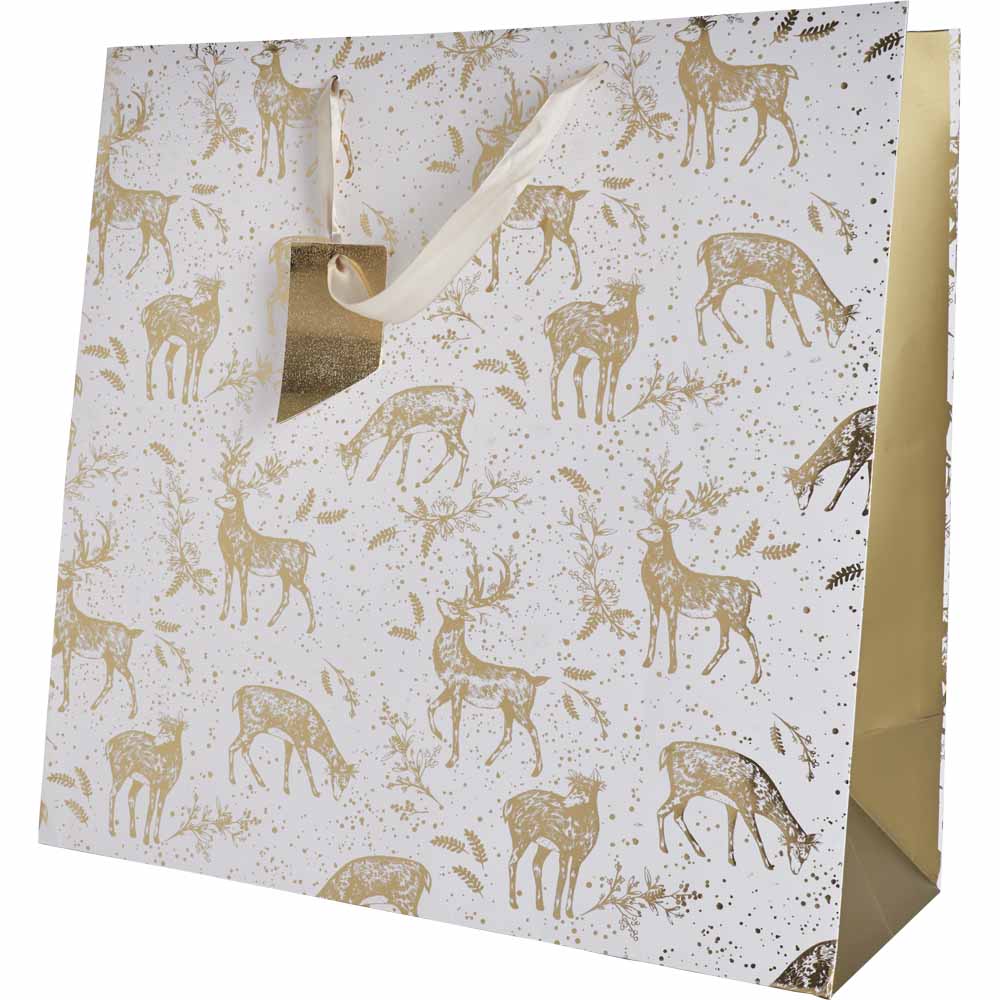 Wilko Luxe Sparkle Christmas Gift Bag Extra Large Wilko