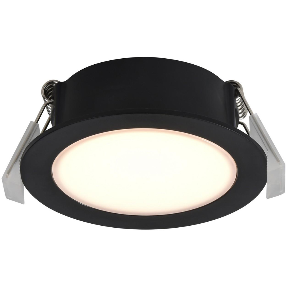 Nordlux Olea 3-Kit 345 Lumens 2700K Black LED Downlight Image 3
