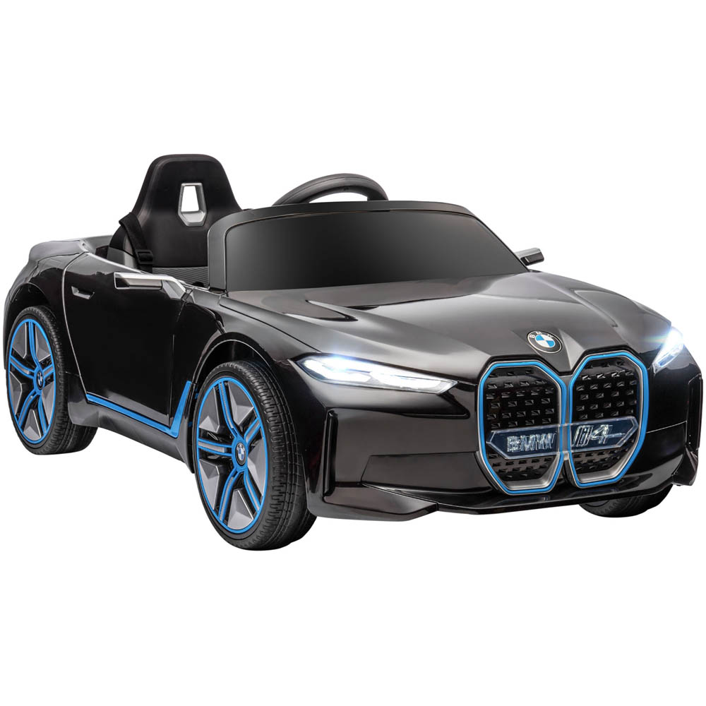 Tommy Toys BMW I4 Kids Ride On Electric Car Black 12V Image 1