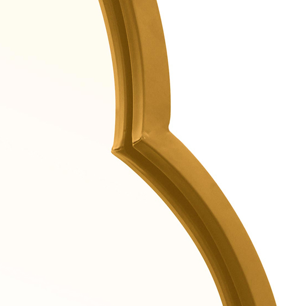MirrorOutlet The Duplici Gold Metal Double Arched Oval Outdoor Garden Wall Mirror 170 x 59cm Image 5