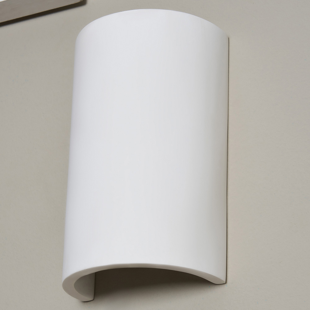 Inlight Pudina Paintable Plaster Up and Down Wall Light Image 6