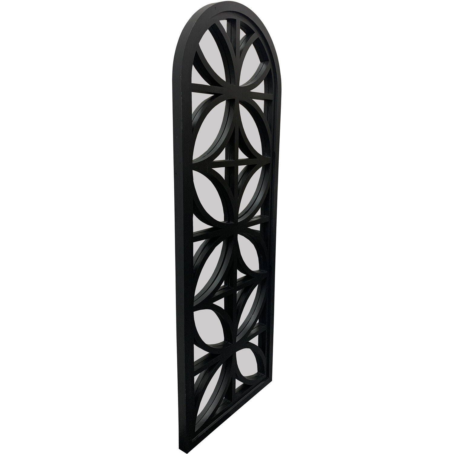 Fenella Indoor Outdoor Mirror Black - Black Image 2