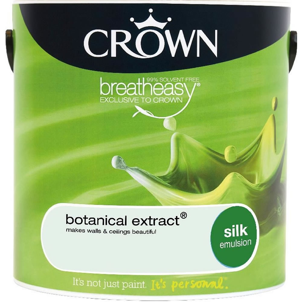 Crown Silk Emulsion Paint                         Botanical Extract 2.5L Image 1