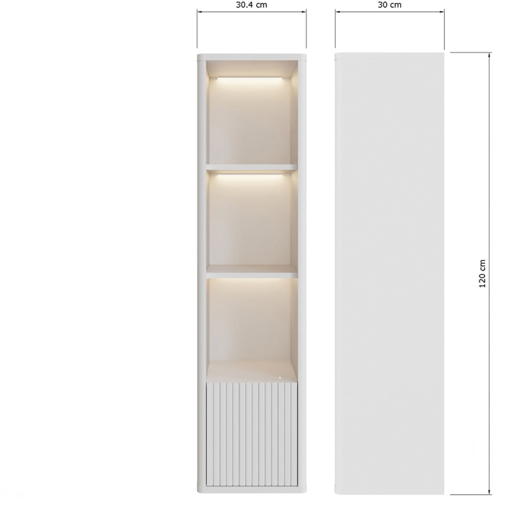 GFW Mateo White 2 Piece Living Room Furniture Set Image 8
