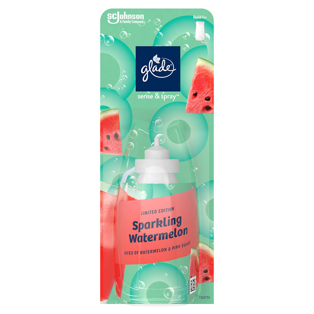 Glade Sense and Spray Sparkling Watermelon Air Freshener Refill 18ml Image 1