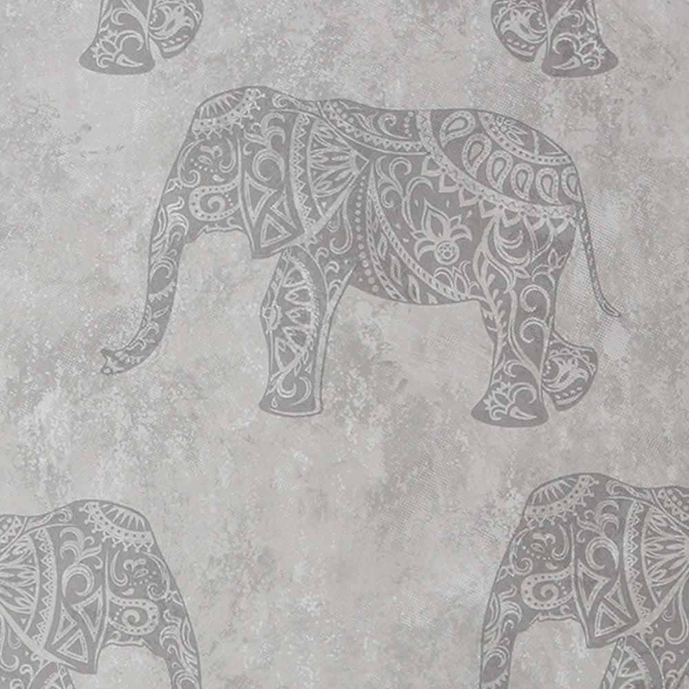 Fresco Moroccan Elephants Natural Wallpaper Image 2