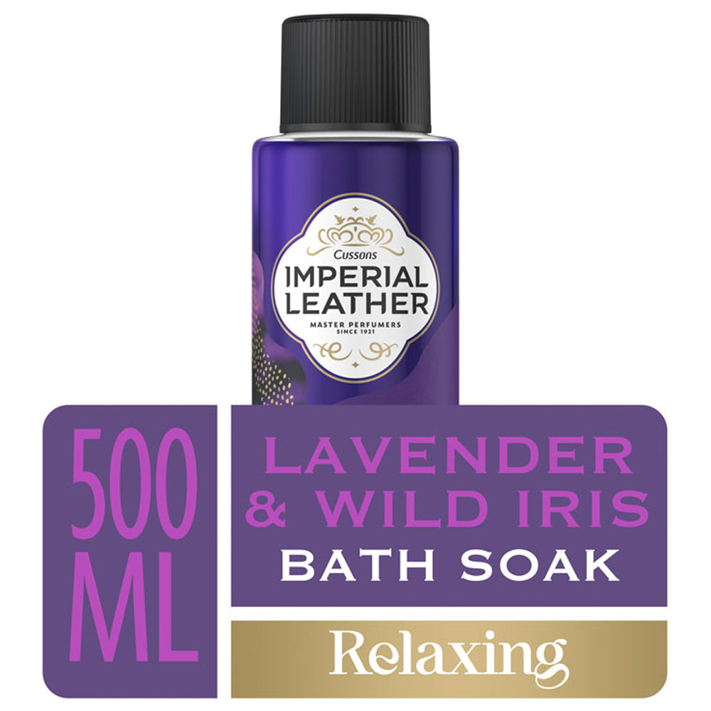 Imperial Leather Relaxing Lavender and Wild Iris Bath Soak Case of 4 x 500ml Image 3