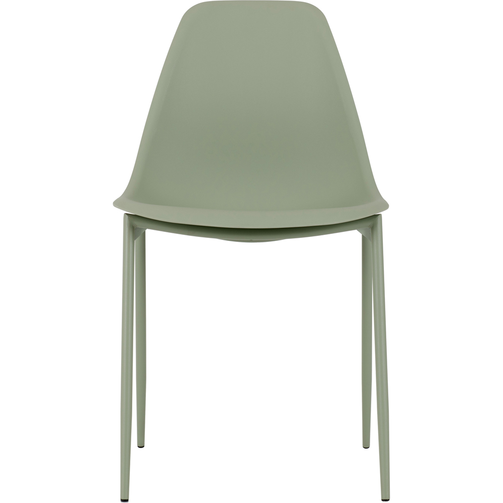 Seconique Lindon Set of 2 Green Dining Chairs Image 3