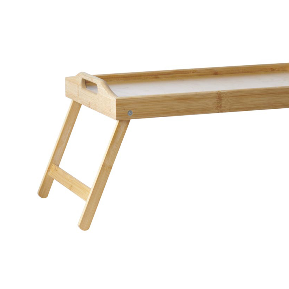 Wilko Wooden Tray With Foldable Legs Image 4